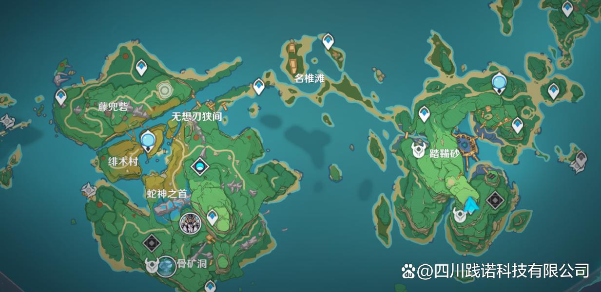 蒙德地灵龛15个分布图（分布的指南和地图指南）