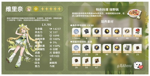 鸣潮维里奈培养需要什么材料？鸣潮维里奈培养材料一览